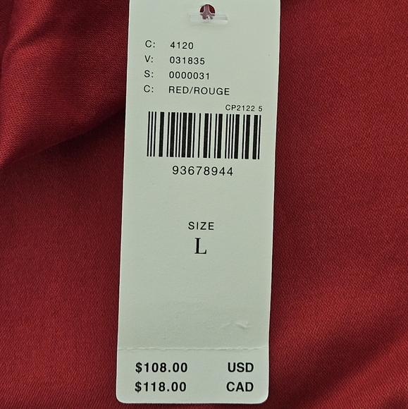 Anthropologie Maeve Bombshell Bow Midi Pencil Skirt In Red Size Large NWT - Picture 14 of 14